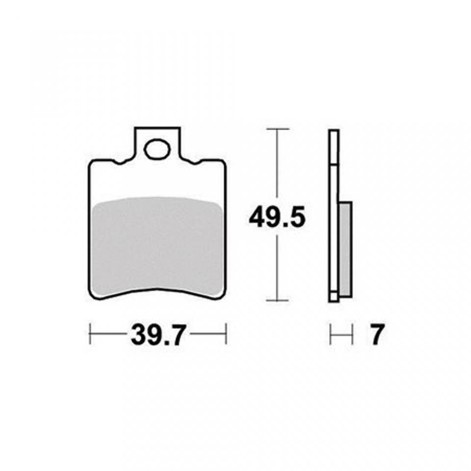 Plaquette de frein origine pour Scooter MBK 50 Booster Naked Après 2006 Neuf