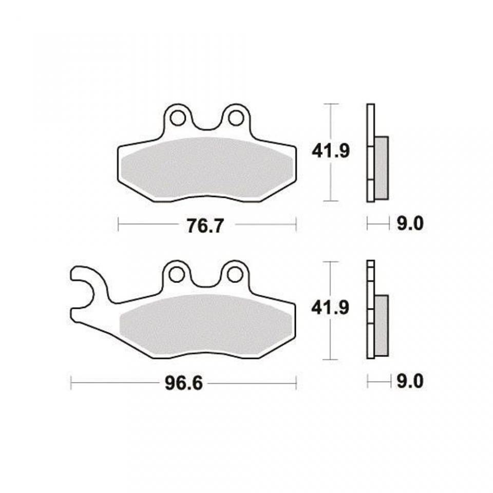 Plaquette de frein Brembo pour Scooter Piaggio 50 Fly 4T 2005 à 2015 AV Neuf