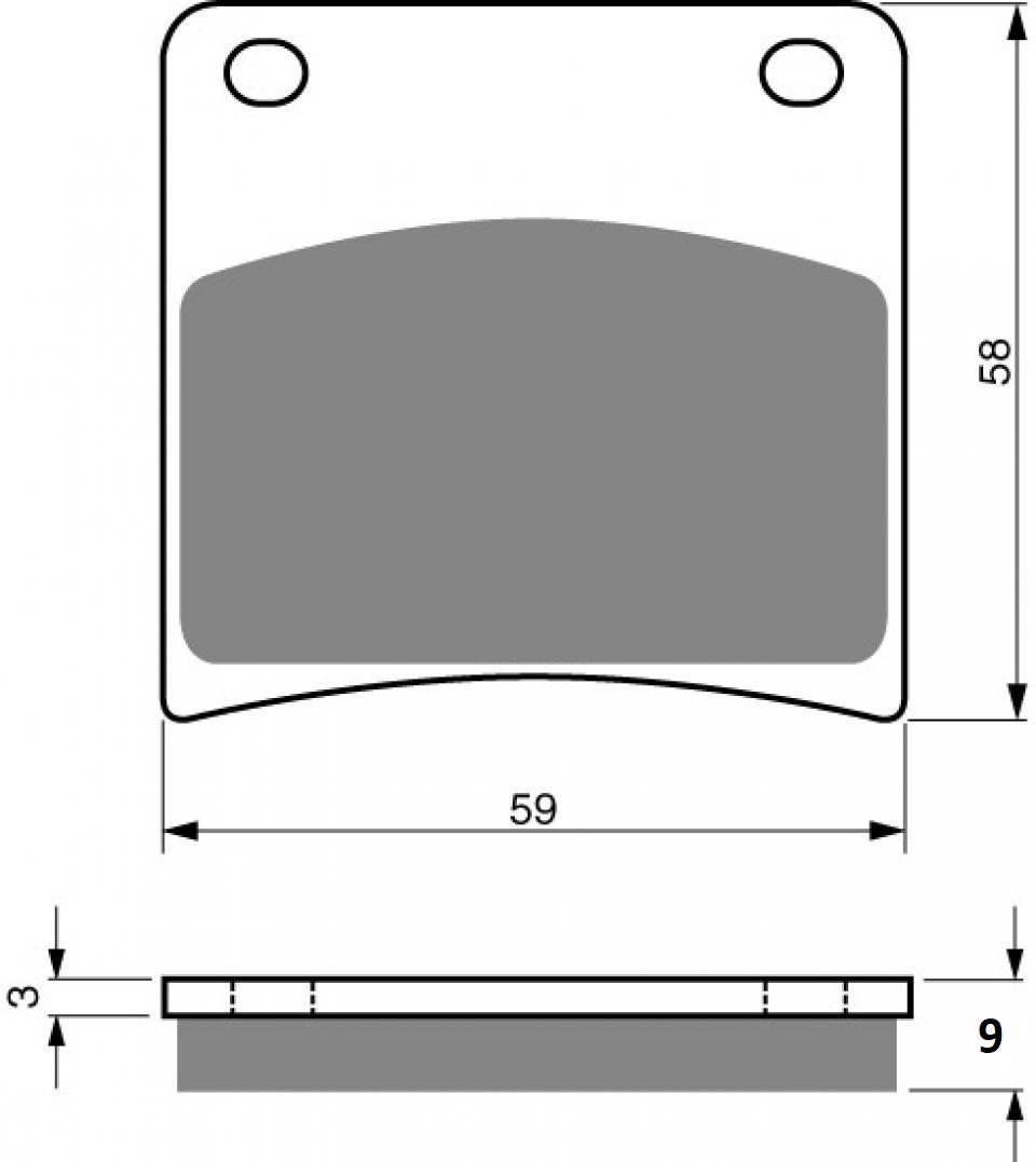 Plaquette de frein SEMC pour Moto Suzuki 600 Gsx F 1988 à 1997 AVG / AVD / S015 Neuf en destockage