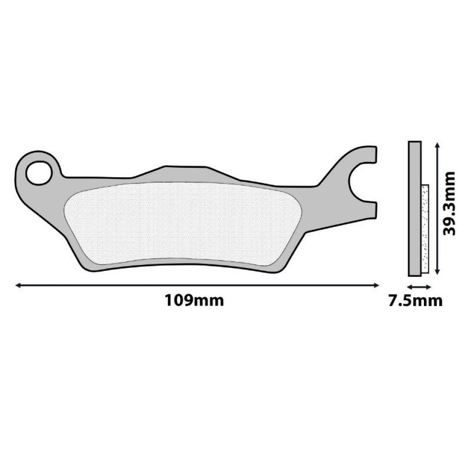Plaquette de frein Newfren pour scooter Aprilia 50 SR Motard 2T Après 2018 Neuf