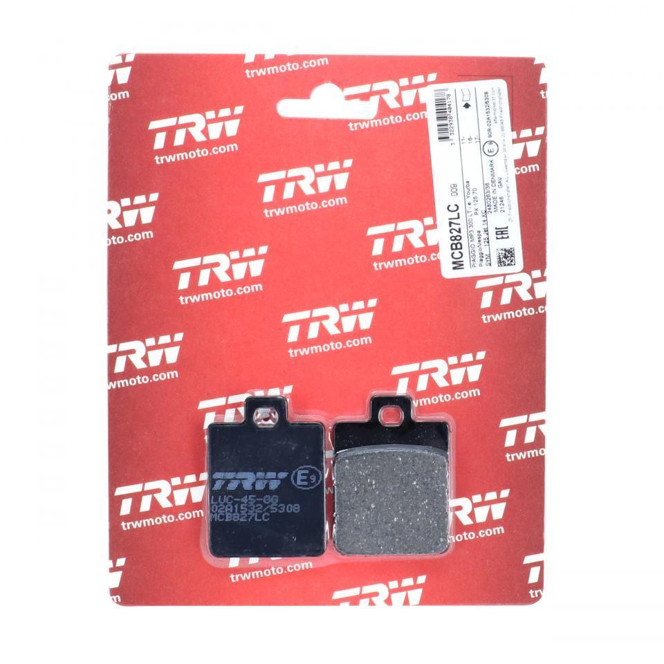 Plaquette de frein TRW pour Scooter Piaggio 50 ZIP Après 2006 Neuf
