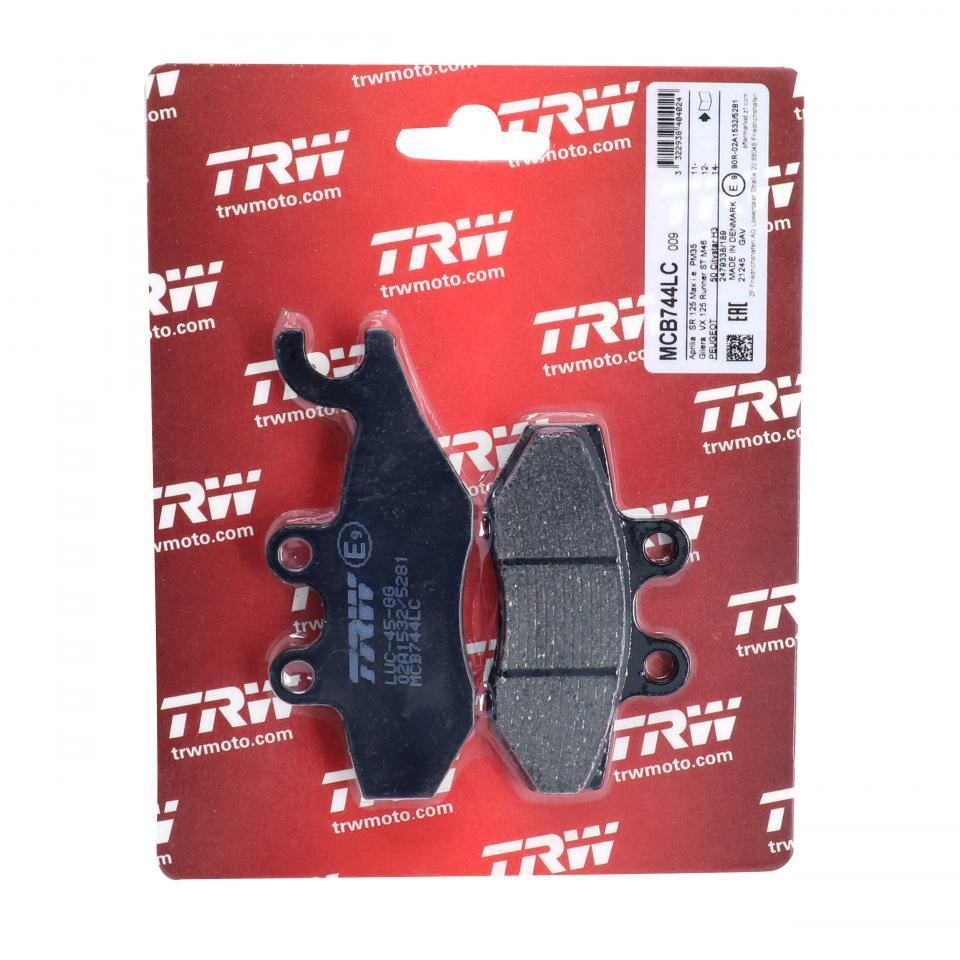 Plaquette de frein TRW Lucas pour Scooter Piaggio 400 X8 2006 à 2009 Neuf