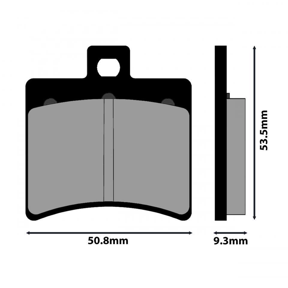 Plaquette de frein Polini pour Scooter Benelli 250 Velvet Touring Après 2001 Neuf