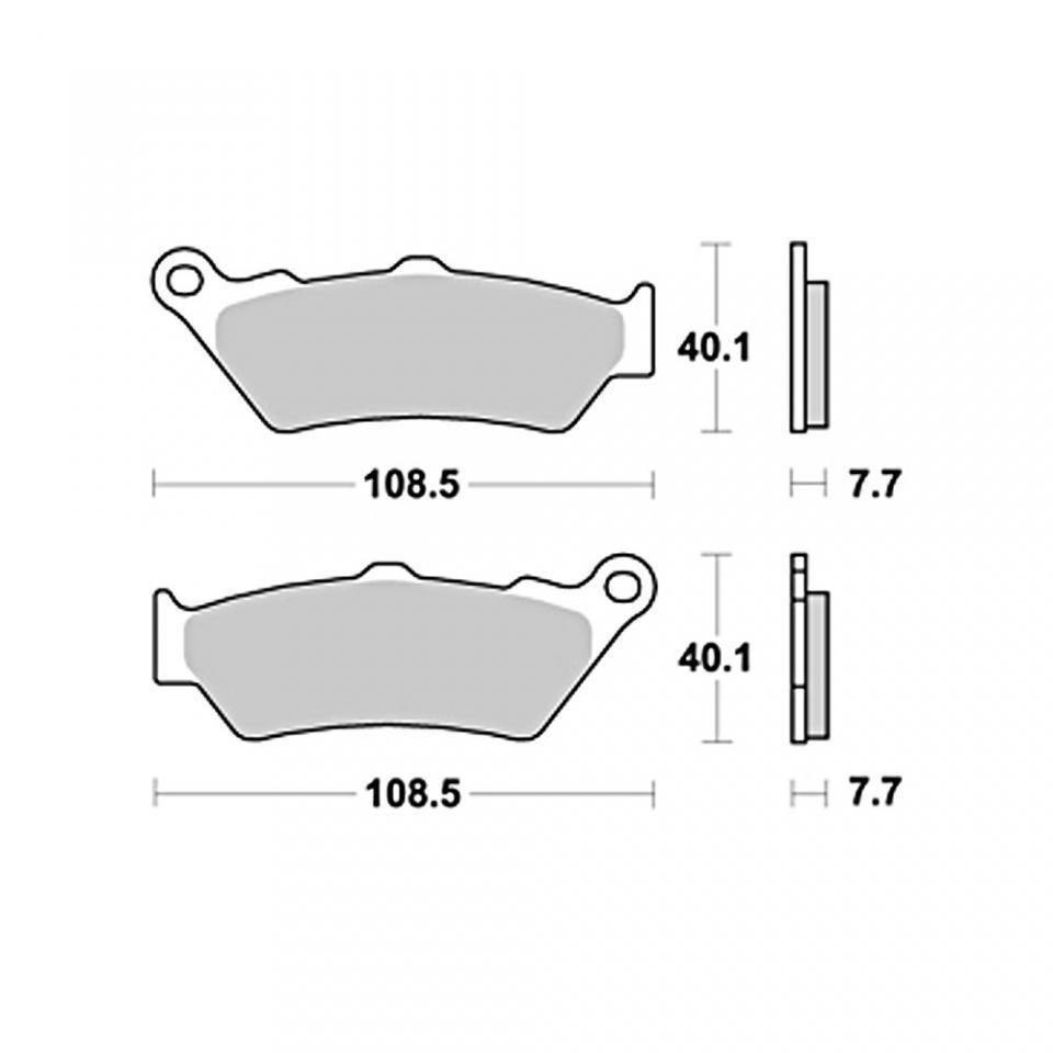 Plaquette de frein Perftec pour Moto BMW 850 F Gs 2018 à 2021 AV Neuf