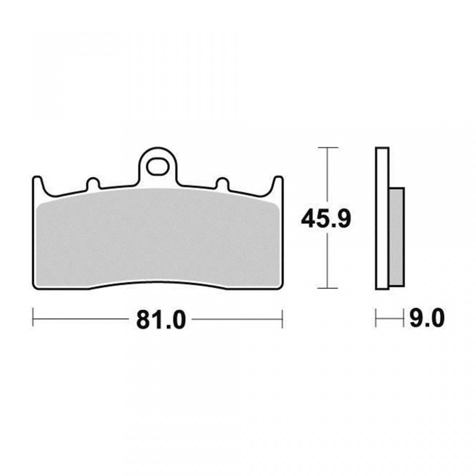 Plaquette de frein Perftec pour Moto BMW 1200 R R 2011 à 2014 AVG / AVD Neuf