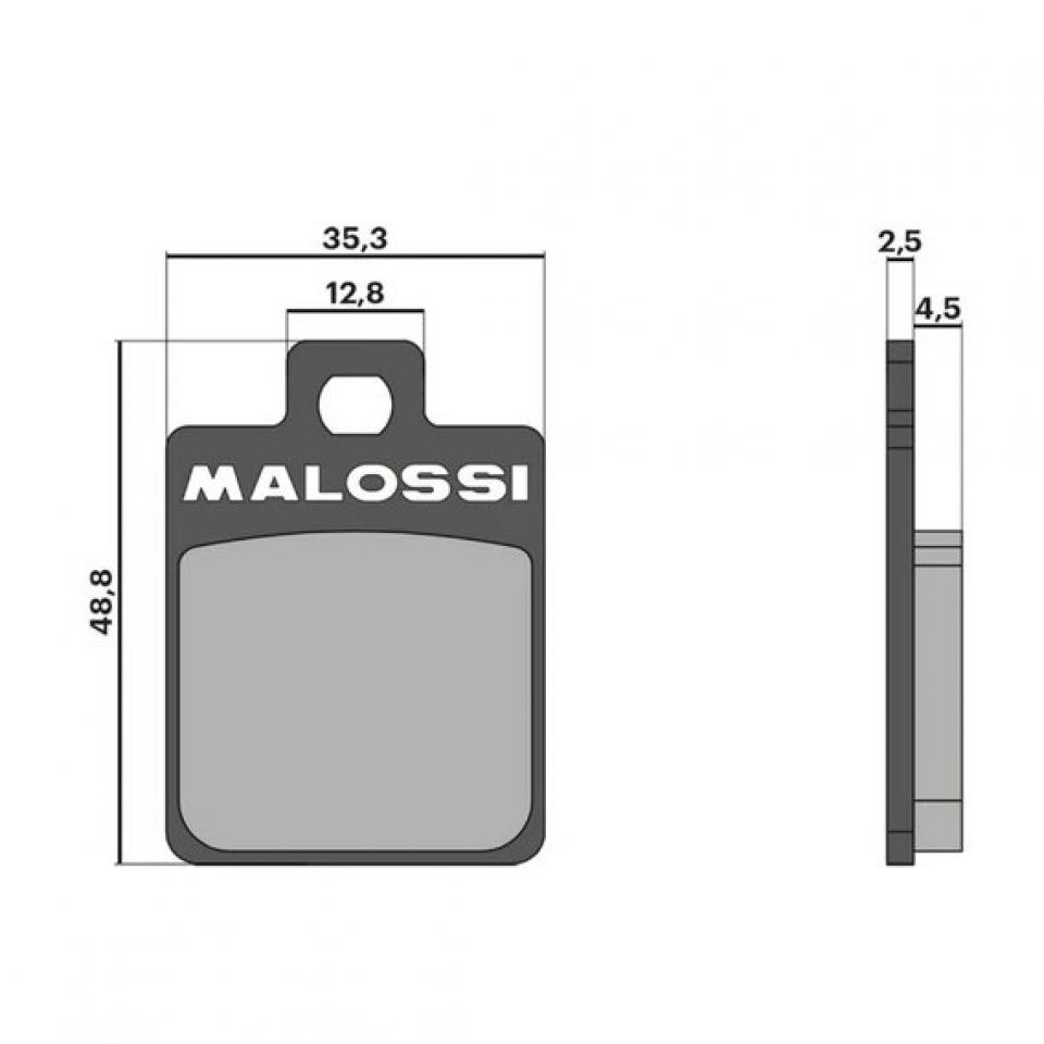 Plaquette de frein Malossi pour Scooter Piaggio 50 Vespa primavera Après 2018 6215006BB Neuf