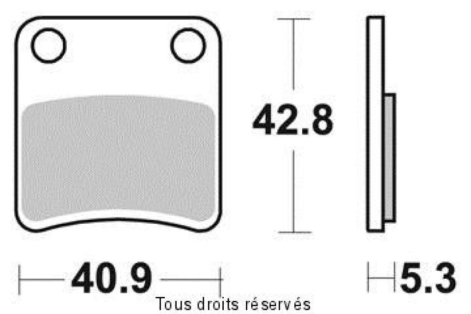 Plaquette de frein AP Racing pour Scooter Gilera 500 Fuoco 2007 à 2016 LMP479ST / frein de parking Neuf