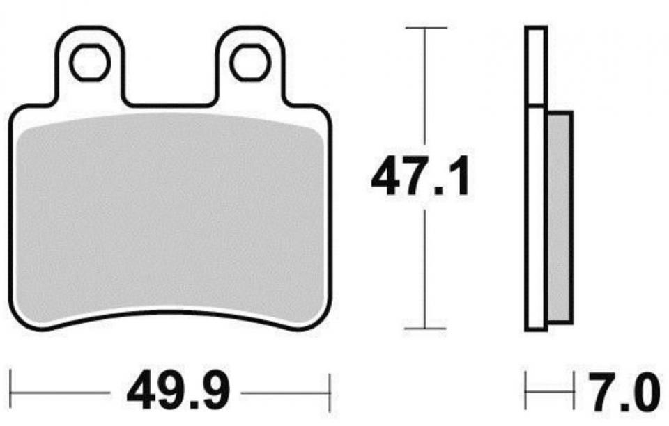 Plaquette de frein AP Racing pour Moto Sherco 125 Sm 1.25 I F Black Panther 2010 à 2011 AR Neuf