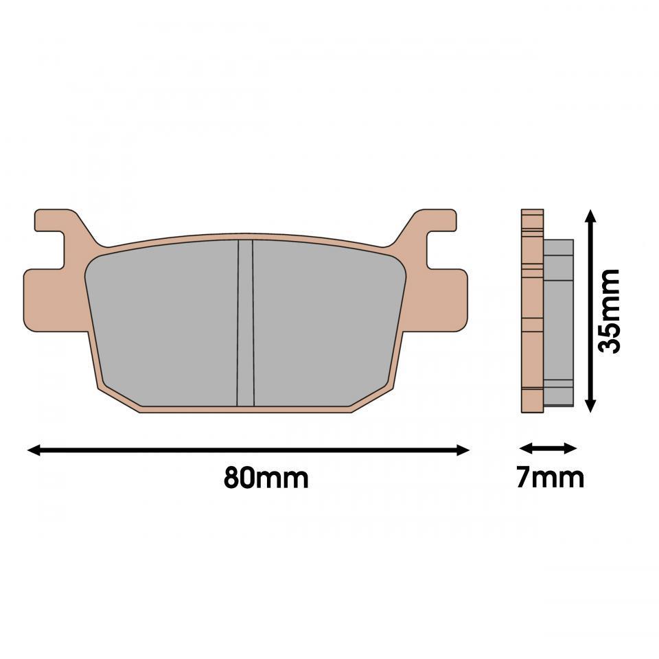 Plaquette de frein Malossi pour Scooter Honda 300 SH I 2013 à 2020 Neuf
