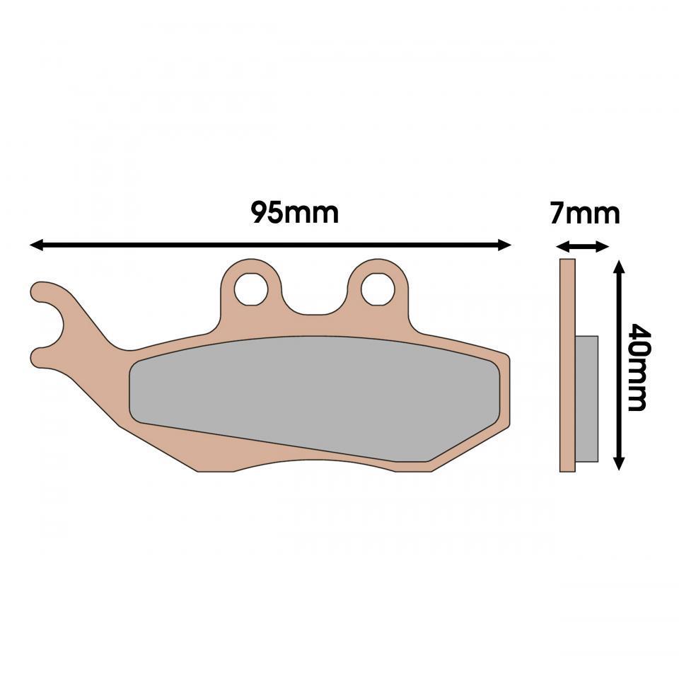 Plaquette de frein Malossi pour Moto Aprilia 50 MX Neuf