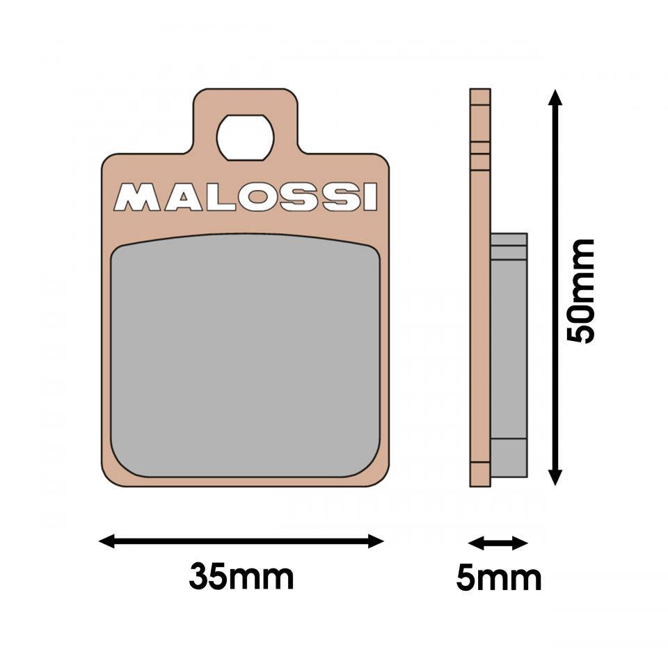 Plaquette de frein Malossi pour Scooter Gilera 125 Runner 2000 à 2020 Neuf