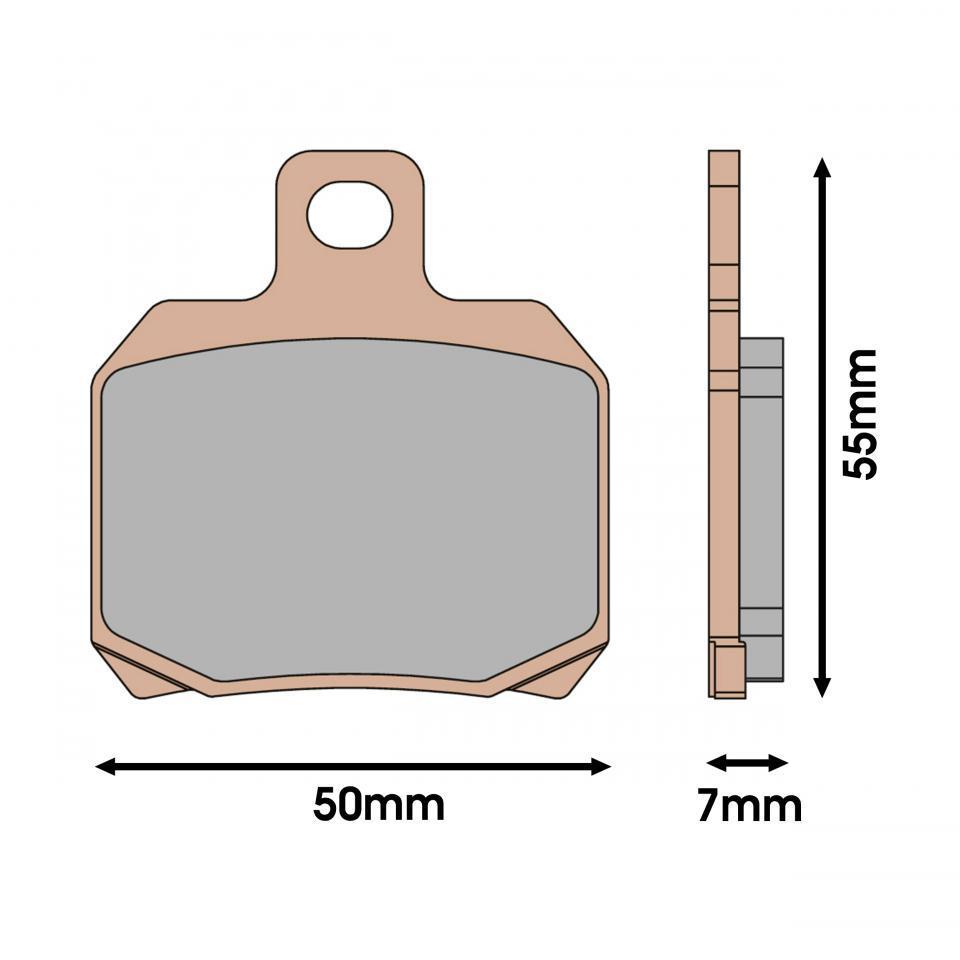 Plaquette de frein Malossi pour Moto Derbi 50 GPR 2004 à 2020 Neuf