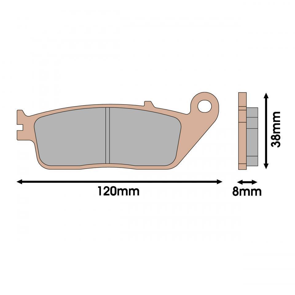 Plaquette de frein Malossi pour Scooter Honda 400 FJS Silver Wing Neuf