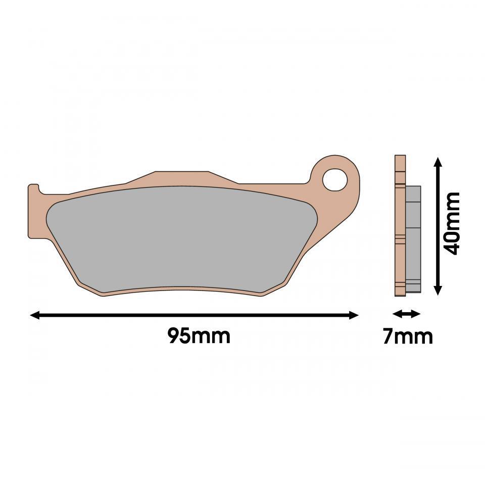 Plaquette de frein Malossi pour Scooter MBK 250 Skycruiser 2006 à 2009 Neuf