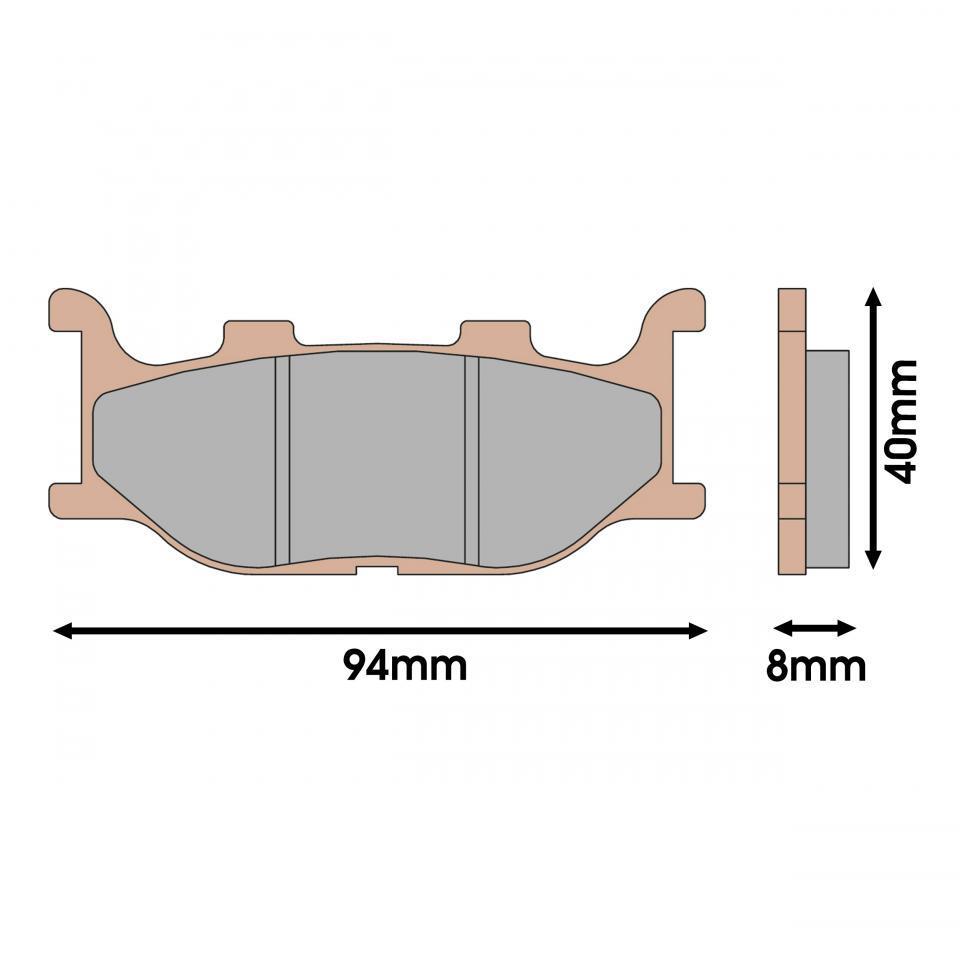 Plaquette de frein Malossi pour Scooter MBK 250 Skyliner 2000 à 2008 6215029 Neuf