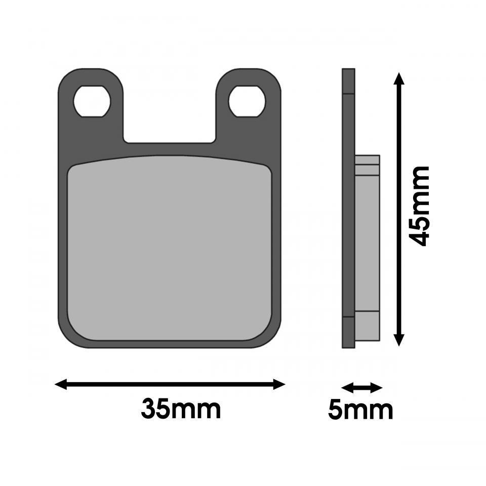 Plaquette de frein Malossi pour Scooter Peugeot 50 JET FORCE C-TECH Neuf