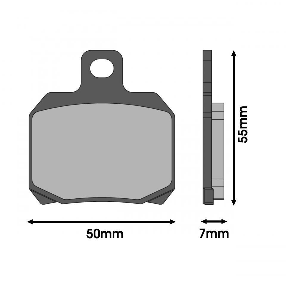 Plaquette de frein Malossi pour Scooter Yamaha 125 Xmax 2006 à 2013 6215017BB Neuf