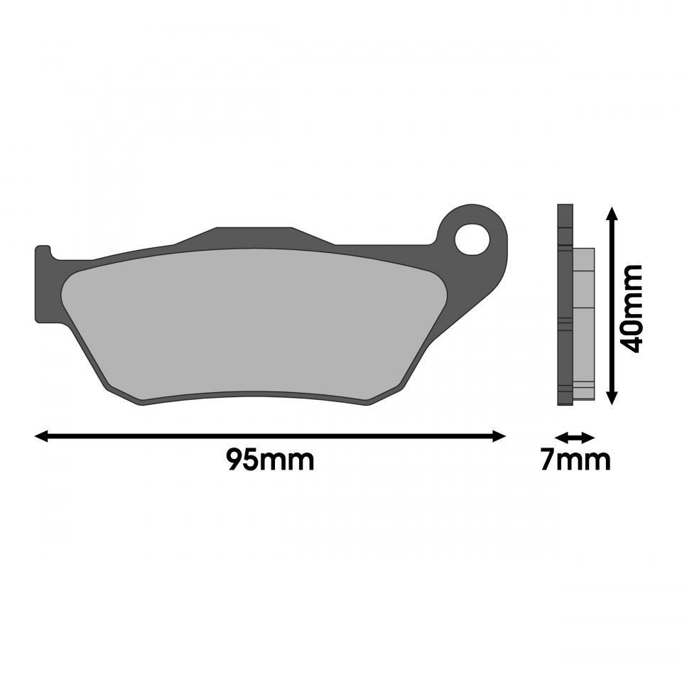 Plaquette de frein Malossi pour Scooter MBK 250 Skycruiser 2006 à 2009 Neuf