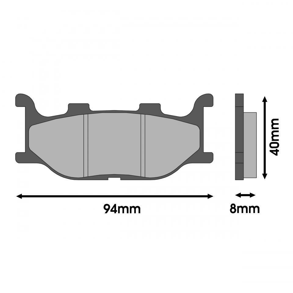 Plaquette de frein Malossi pour Scooter Yamaha 500 Tmax 2004 à 2007 Neuf