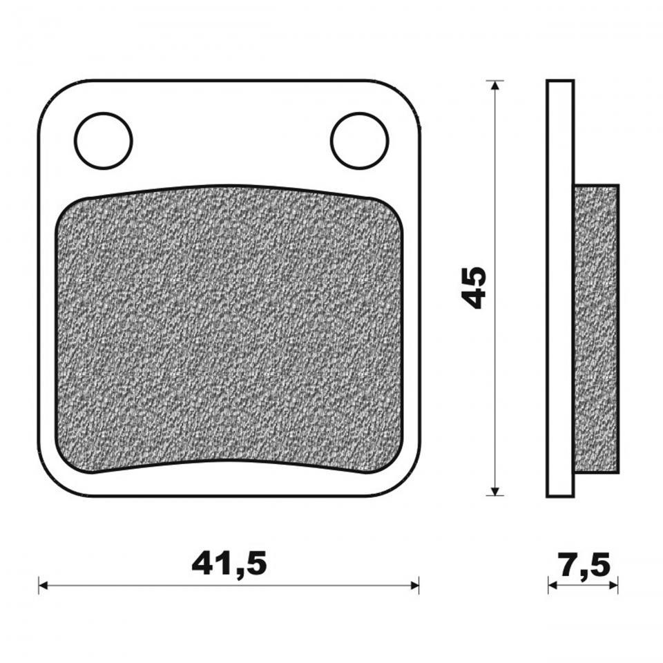 photo piece : Plaquette de frein->Honda MB