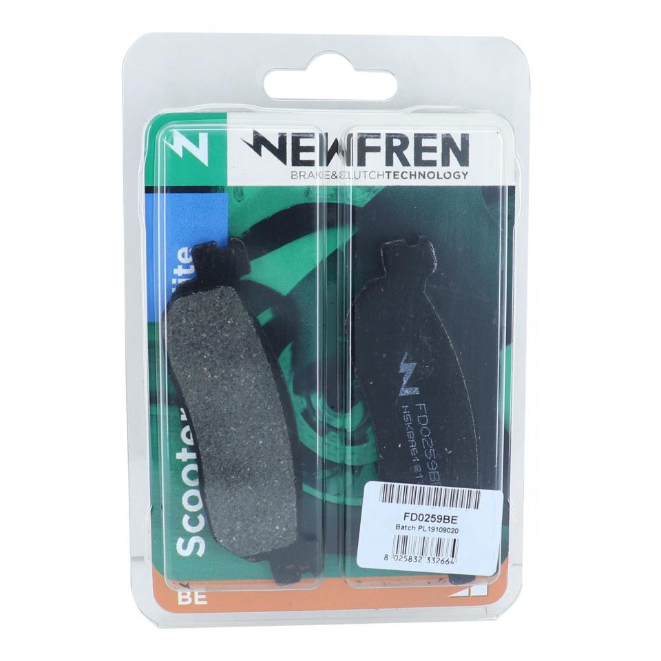 Plaquette de frein Newfren pour Scooter Yamaha 115 Bump Après 2009 Neuf