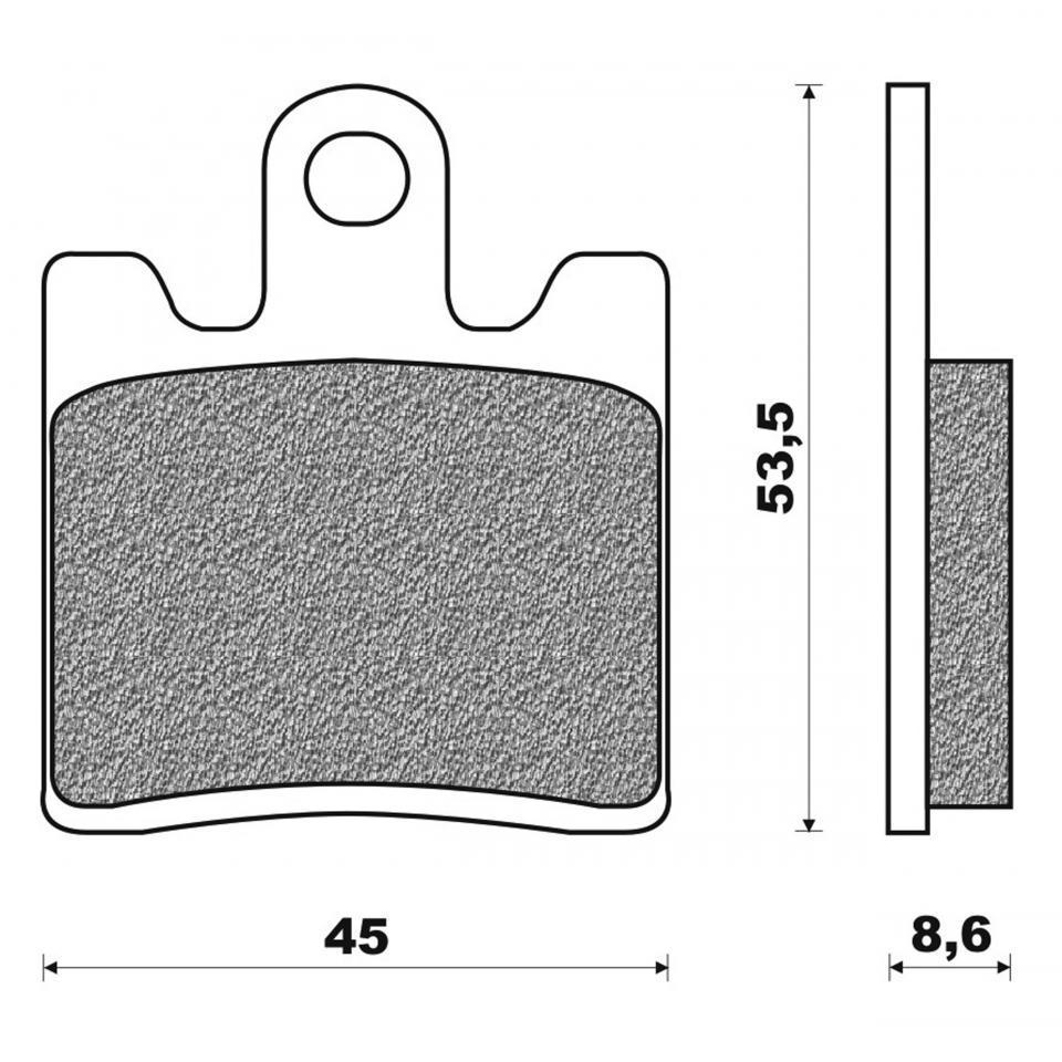 Plaquette de frein Newfren pour Scooter Daelim 125 S3 SV Après 2011 Neuf