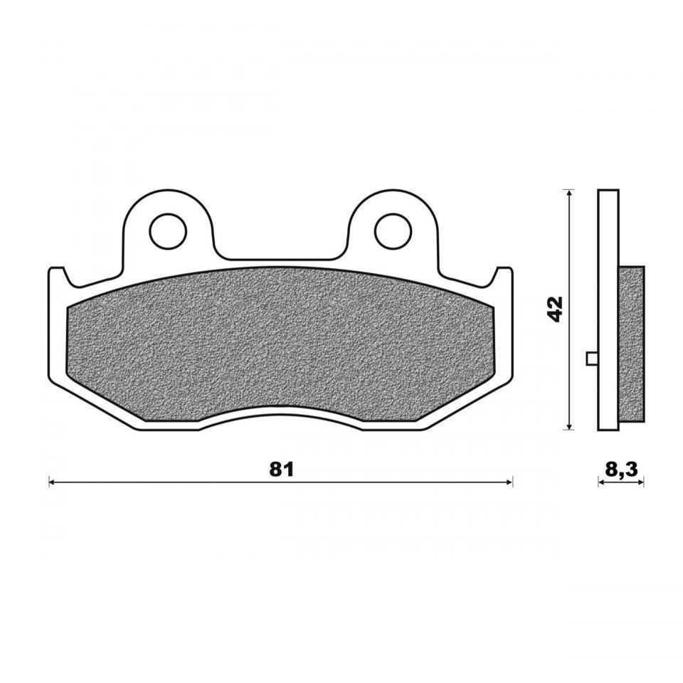 Plaquette de frein Newfren pour Scooter Kawasaki 250 SC EPSILON 2002 à 2020 Neuf