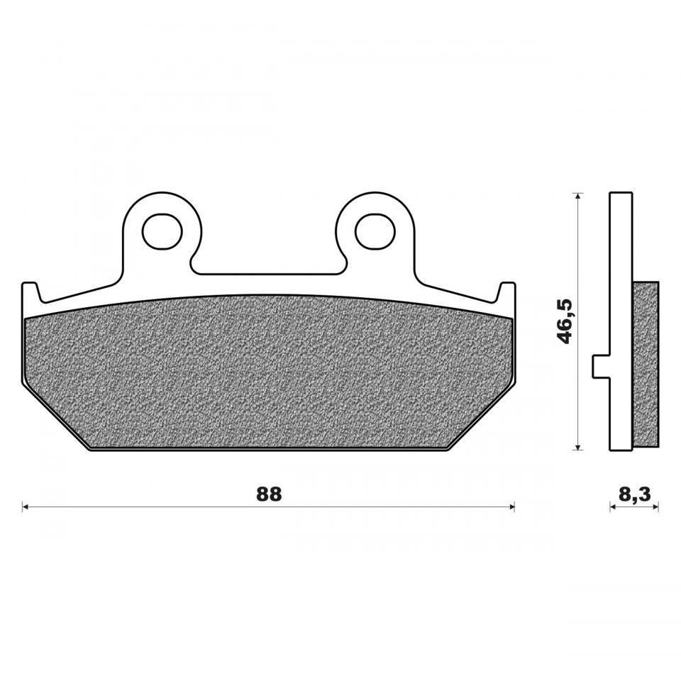 Plaquette de frein Newfren pour Scooter Suzuki 650 Burgman 2002 à 2016 Neuf