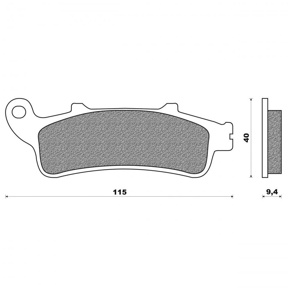 photo piece : Plaquette de frein->Honda Foresight