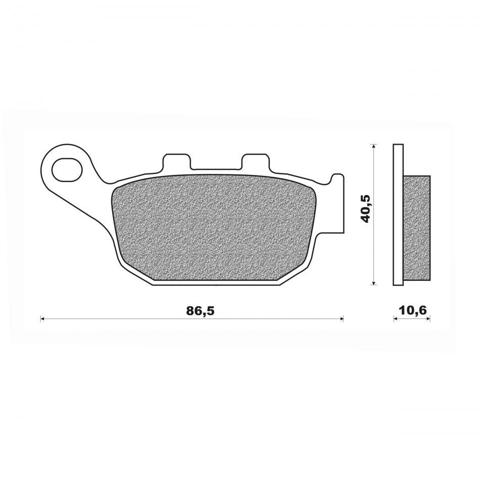 Plaquette de frein Newfren pour Moto Buell 1200 S3 Thunderbolt 1998 à 2002 Neuf