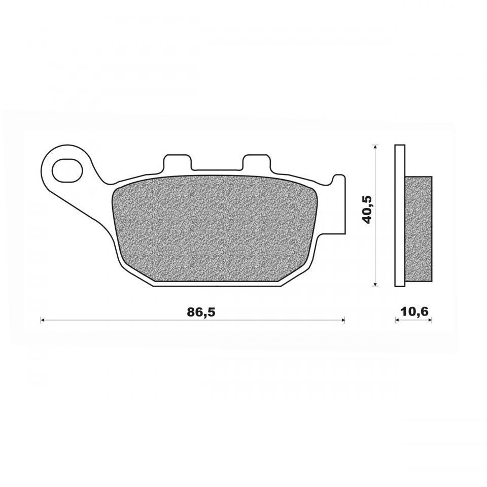 Plaquette de frein Newfren pour Moto Buell 1200 X1 Lighting 2001 à 2002 Neuf