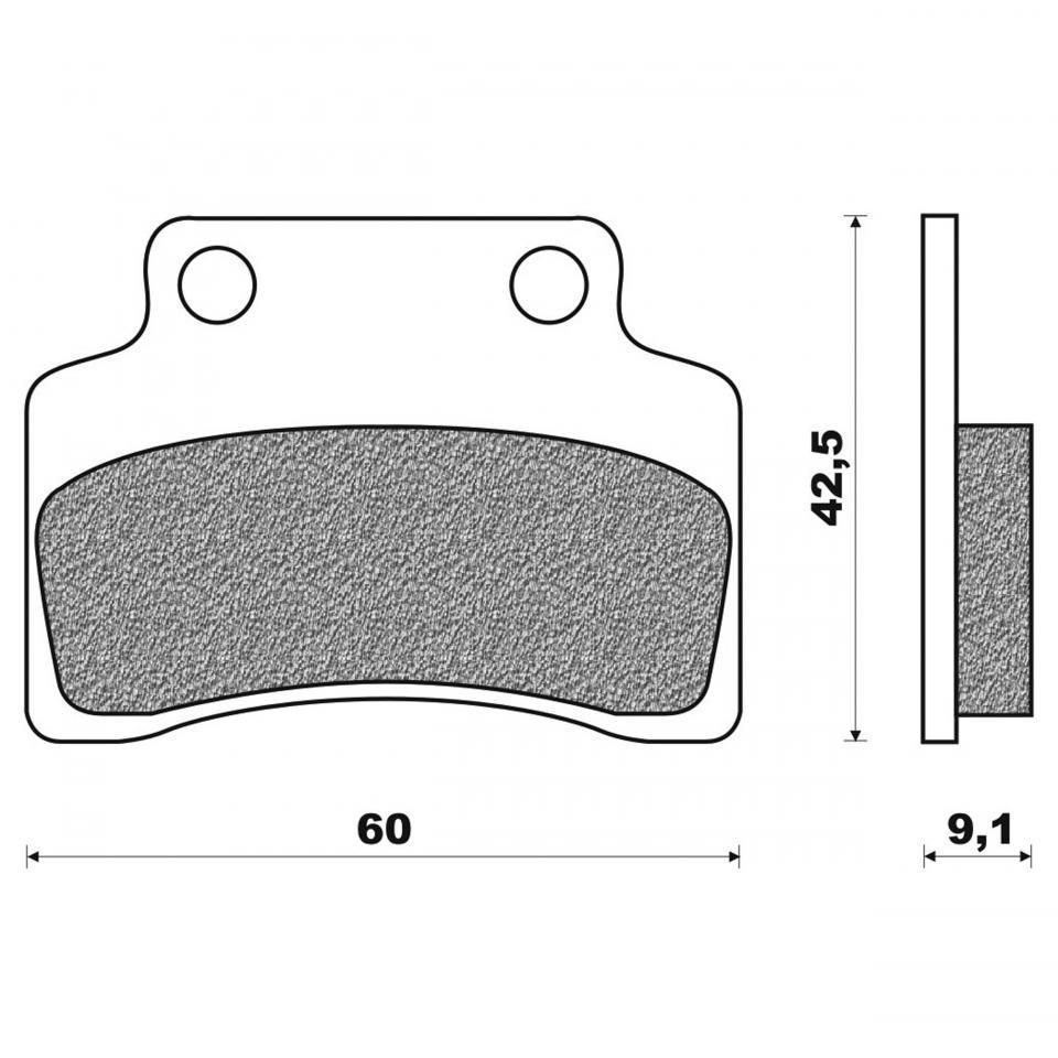 Plaquette de frein Newfren pour Scooter Keeway 50 F-ACT 2006 à 2020 Neuf