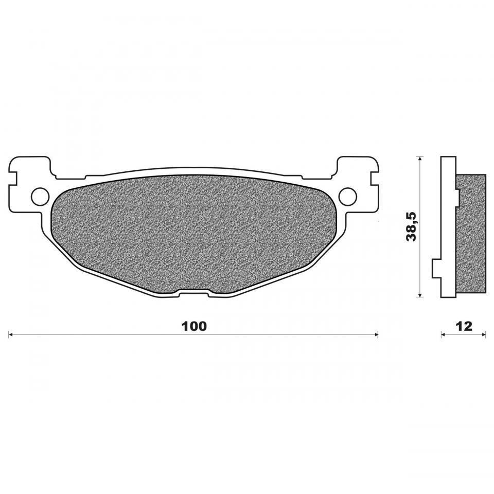 Plaquette de frein Newfren pour Scooter MBK 400 Skyliner 2001 à 2004 Neuf