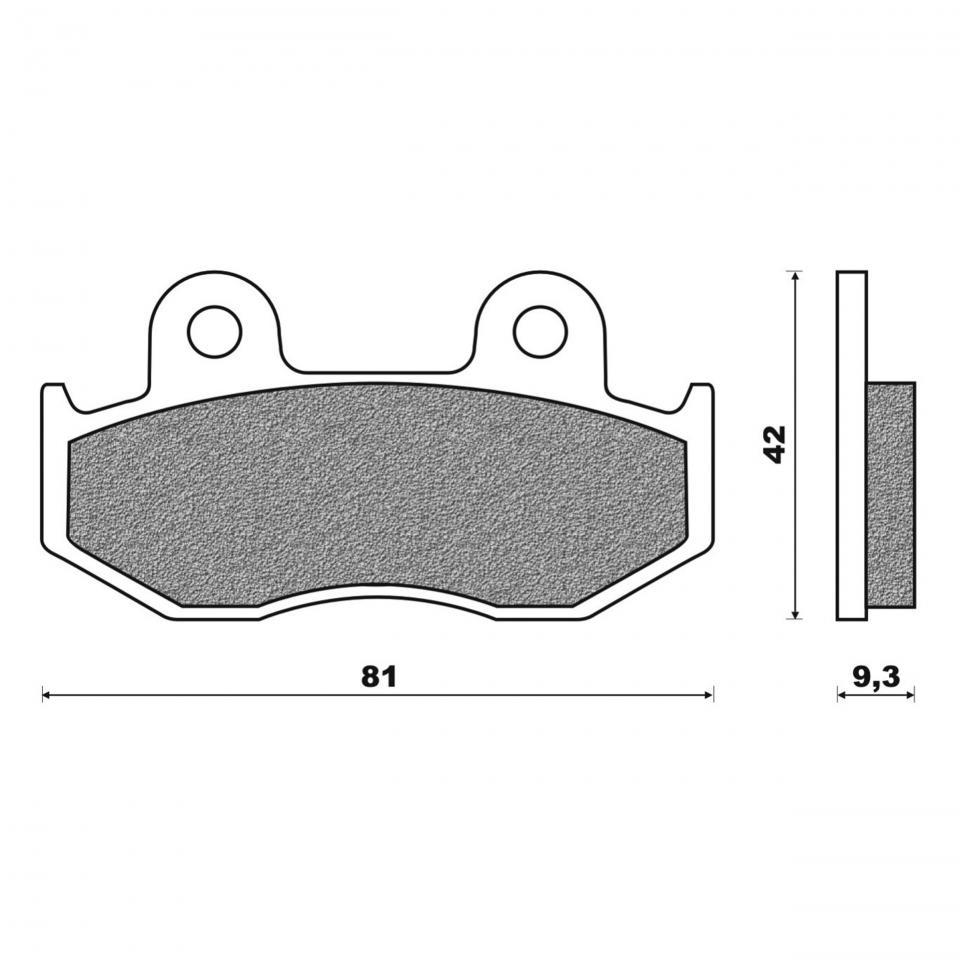 Plaquette de frein Newfren pour Scooter Honda 150 Dylan 2001 à 2006 Neuf