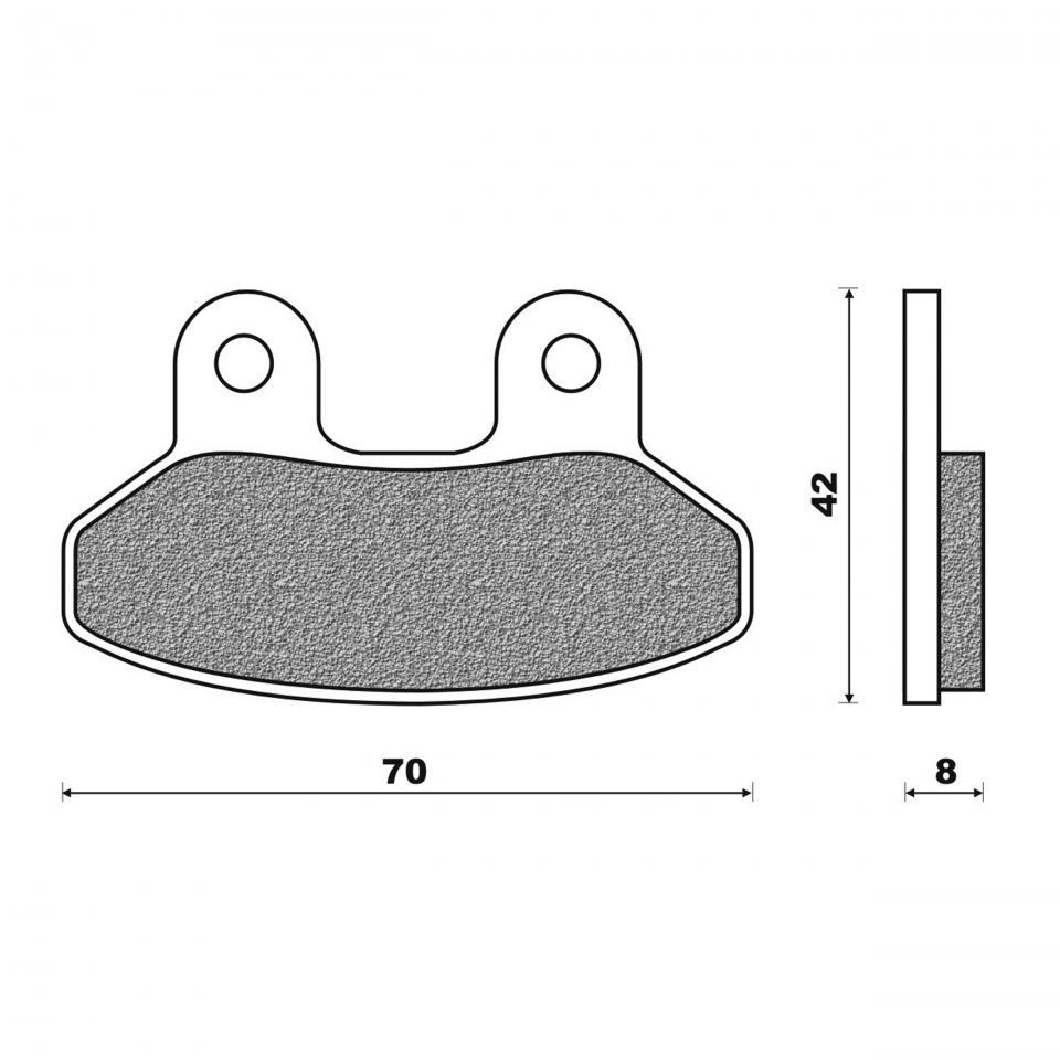 Plaquette de frein Newfren pour Scooter Sym 50 RS 2005 à 2020 Neuf