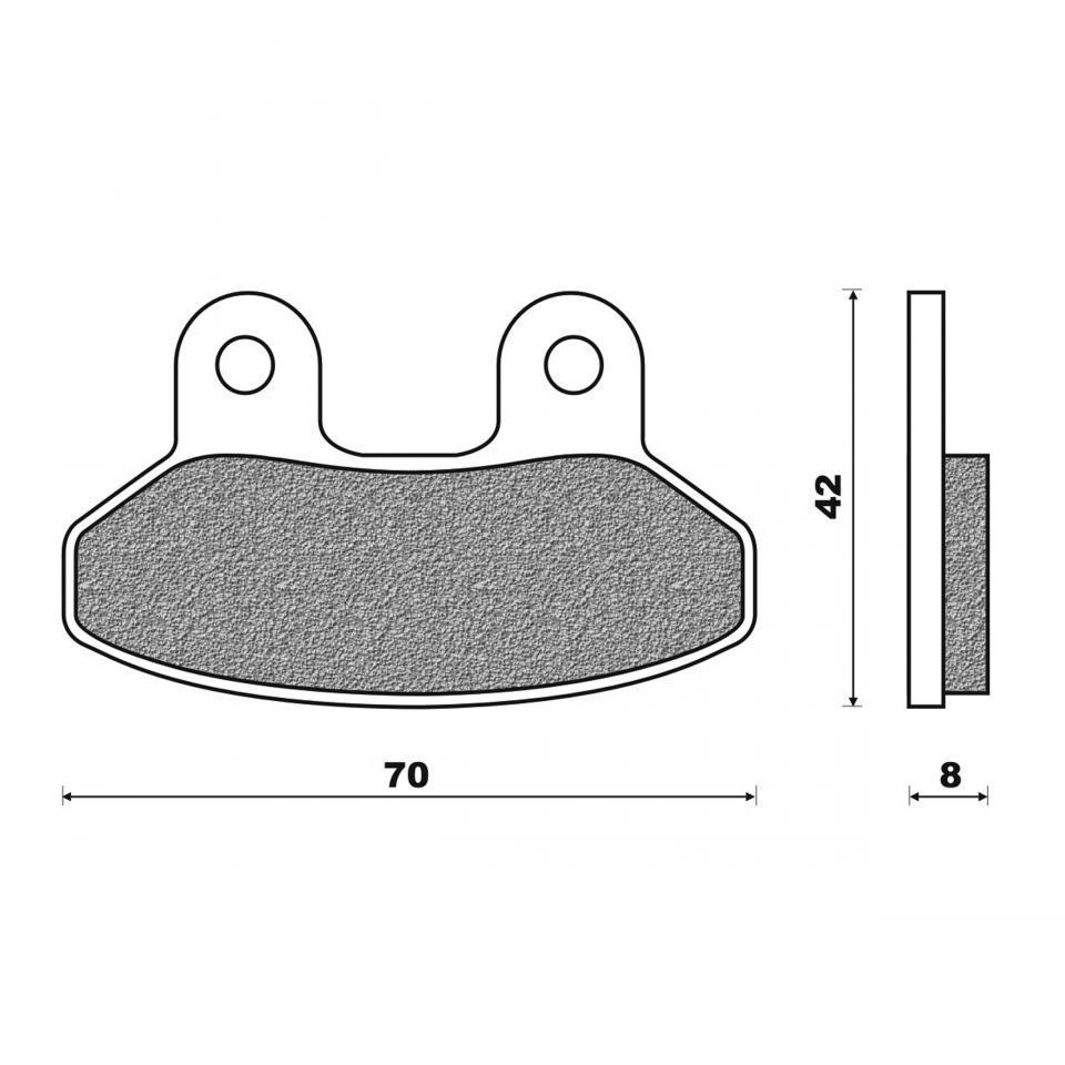 Plaquette de frein Newfren pour Moto Aprilia 50 RS 2005 à 2020 Neuf