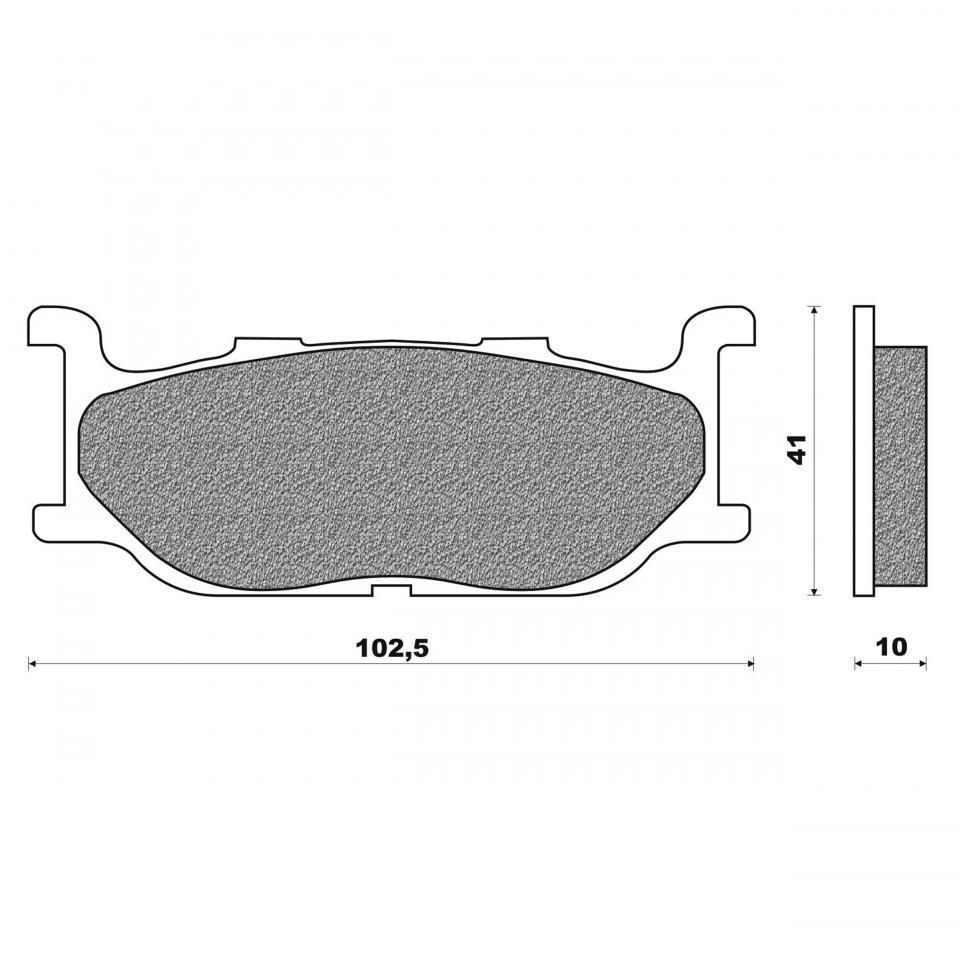 Plaquette de frein Newfren pour Moto Yamaha 250 FZX 1991 à 1992 Neuf
