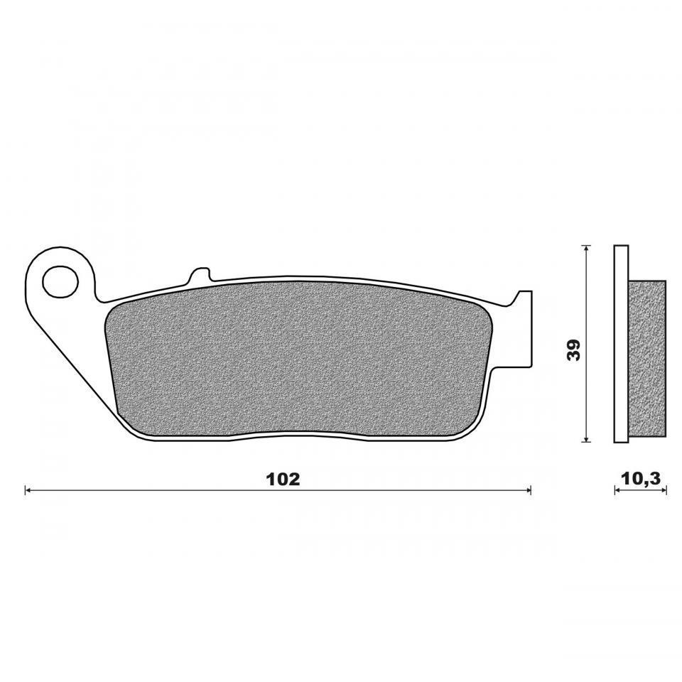 Plaquette de frein Newfren pour Scooter Kymco 300 X-citing 2008 à 2020 Neuf