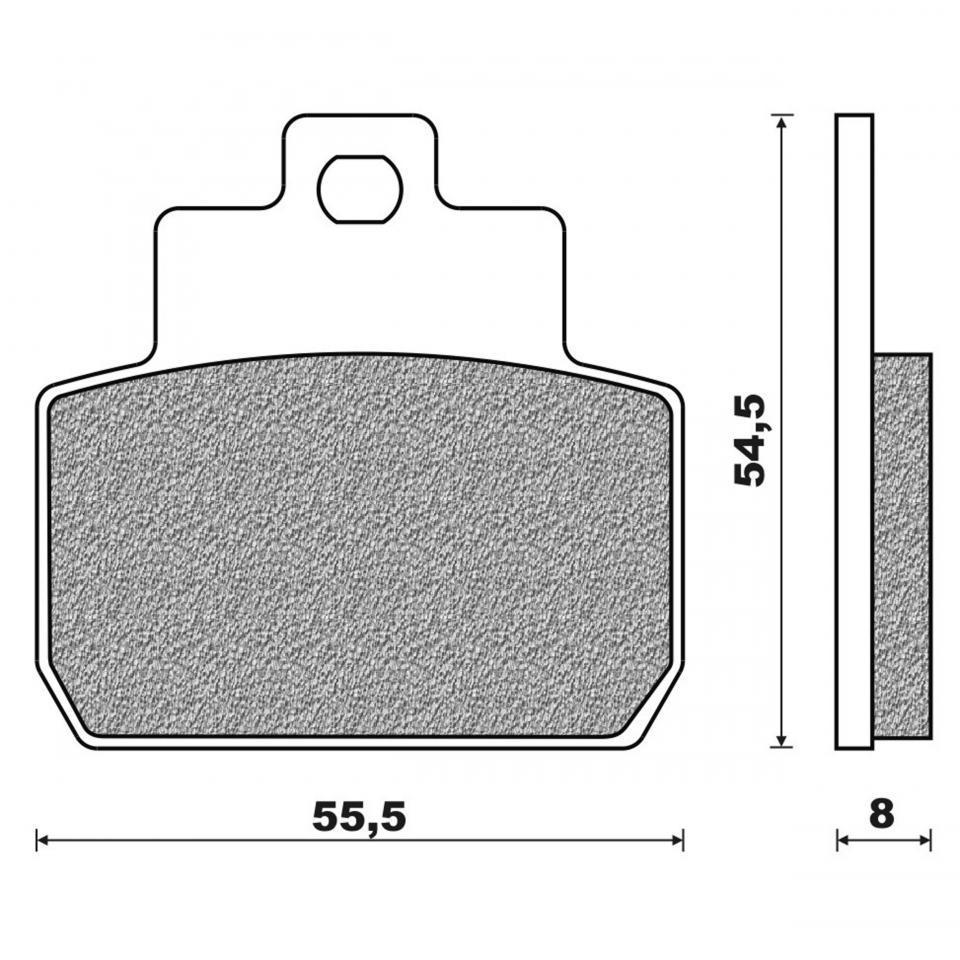Plaquette de frein Newfren pour Scooter Piaggio 500 Beverly Cruiser 2007 à 2013 Neuf