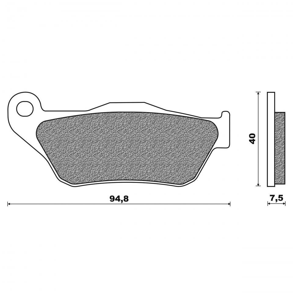 Plaquette de frein pour MBK Skycruiser