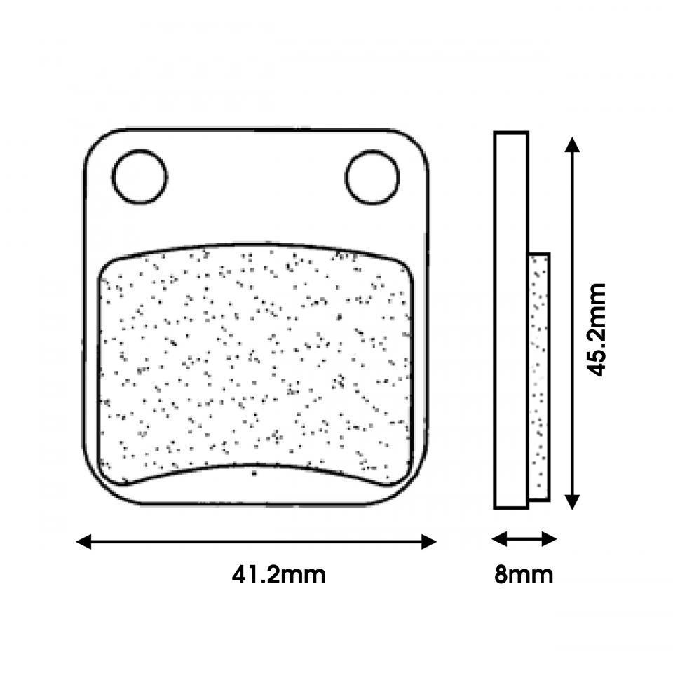 Plaquette de frein CL BRAKES pour Scooter Daelim 50 S-Five 2001 à 2020 Neuf