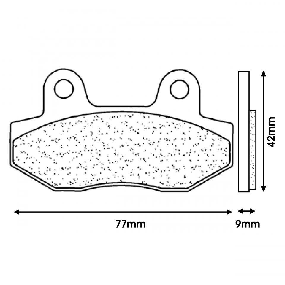 Plaquette de frein CL BRAKES pour Scooter Kymco 50 Agility Avant 2020 Neuf