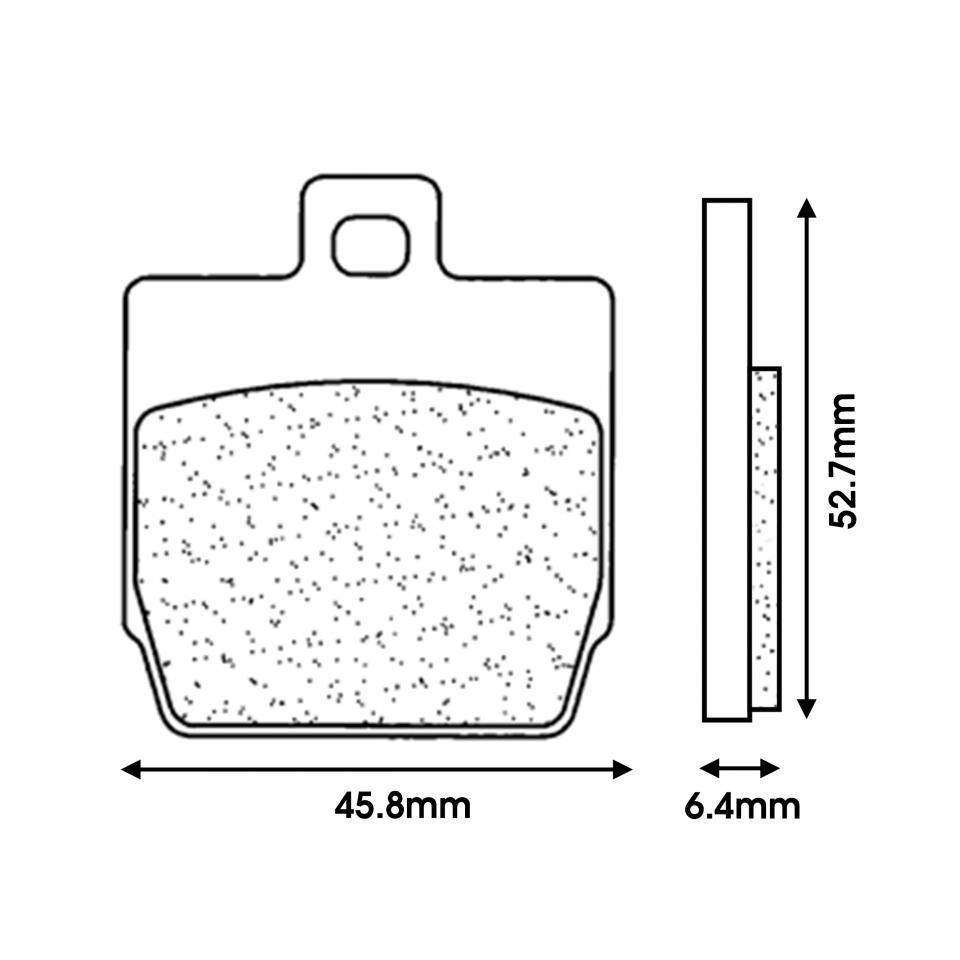 Plaquette de frein CL BRAKES pour Scooter MBK 50 Nitro 1997 à 2020 Neuf