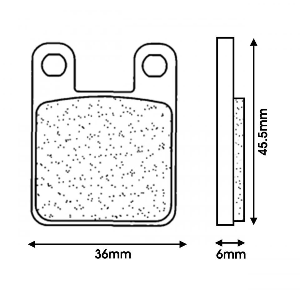 Plaquette de frein CL BRAKES pour Scooter Suzuki 50 Katana 2001 à 2005 Neuf