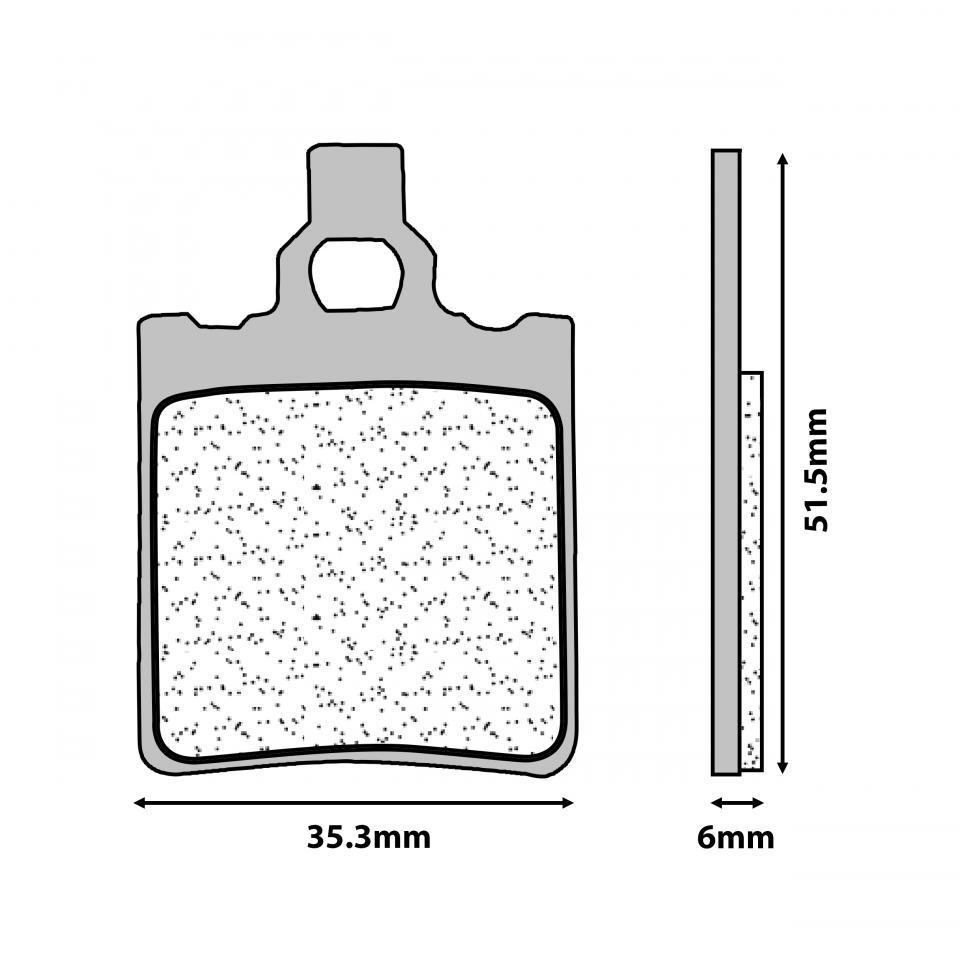 Plaquette de frein CL BRAKES pour Moto Rieju 50 MX 2003 à 2020 Neuf