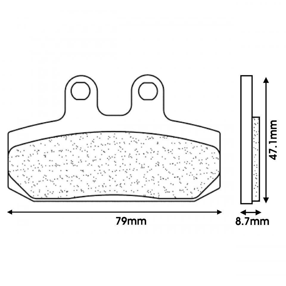 Plaquette de frein CL BRAKES pour Scooter Aprilia 125 Leonardo 1999 à 2020 Neuf
