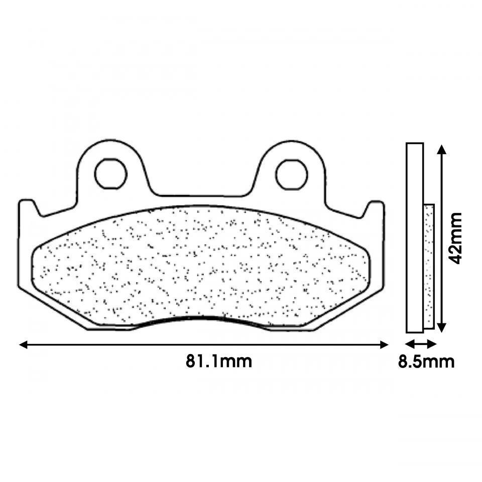 Plaquette de frein CL BRAKES pour Scooter Honda 125 Nes @ 2001 à 2020 Neuf