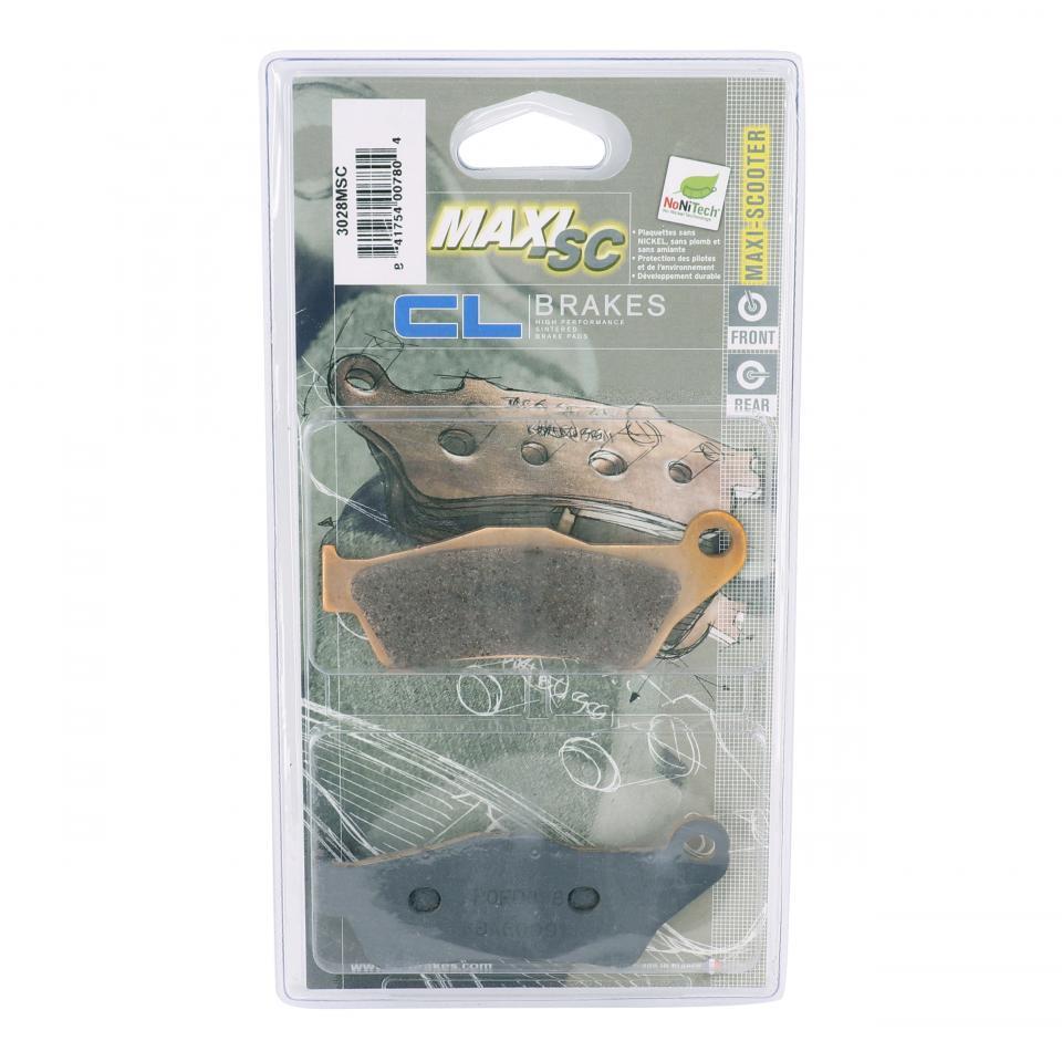 Plaquette de frein CL BRAKES pour Scooter MBK 300 Kilibre 2003 à 2006 Neuf