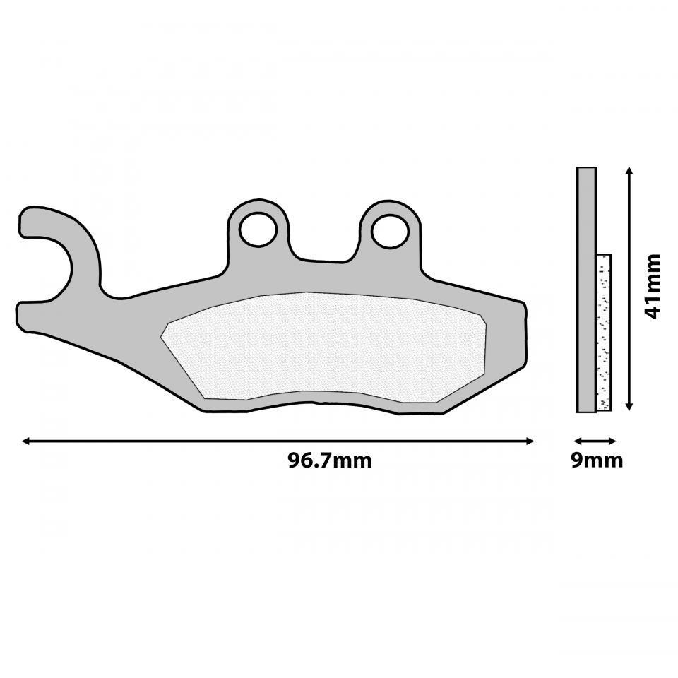 Plaquette de frein CL BRAKES pour Scooter Gilera 300 Nexus 2008 à 2020 Neuf