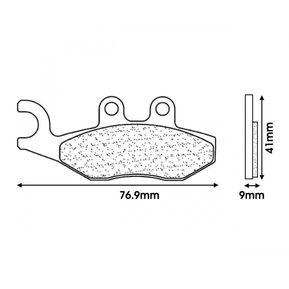 Plaquette de frein CL BRAKES pour Scooter Piaggio 125 X9 Evolution 2004 à 2020 Neuf